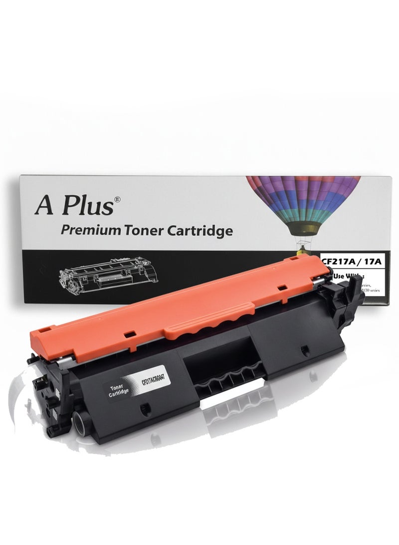 APlus 17A CF217A Compatible Black Laserjet Toner Cartridge for HP LaserJet Pro M102 and MFP M130 Series Black - Image 1